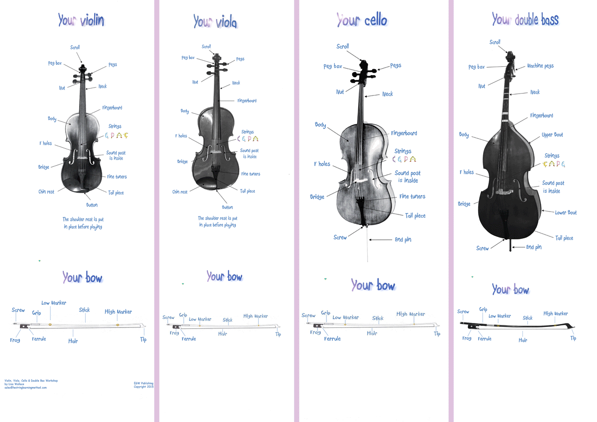 String Lesson String Posters – String Learning Method