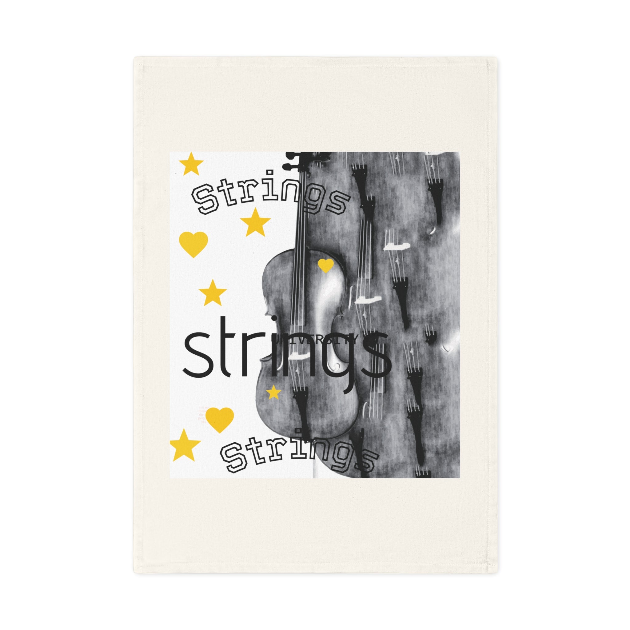 Strings Cotton hand towel