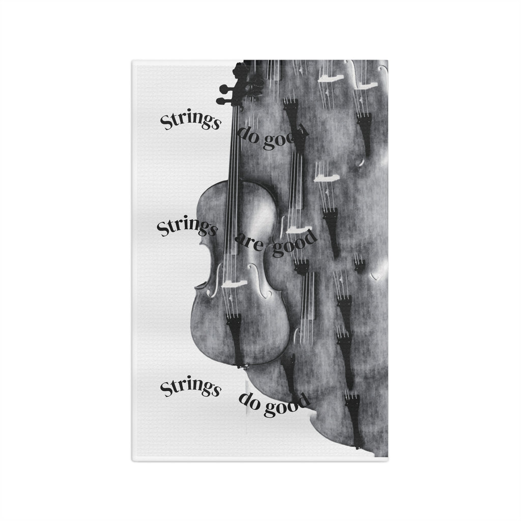 Strings Cello Microfiber Tea Towel