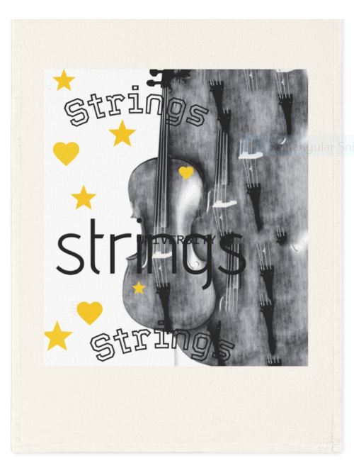 Strings Cotton hand towel
