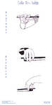 Cello bow holds poster - String Learning Method