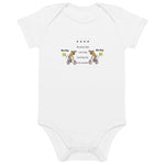 Musical Organic cotton baby bodysuit - My name is Bob
