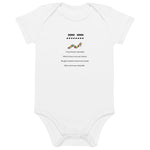 Musical Organic cotton baby bodysuit - Fuzzy Wuzzy Caterpillar